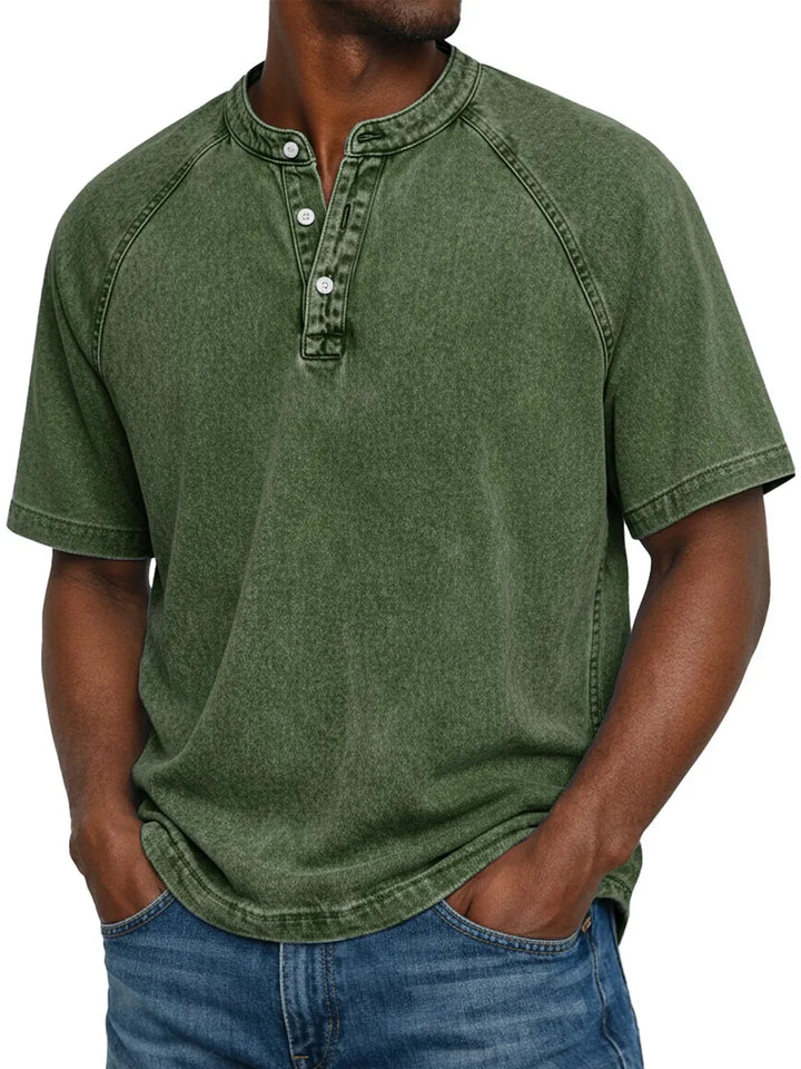 Varel | Camicia vintage da uomo con bottoni