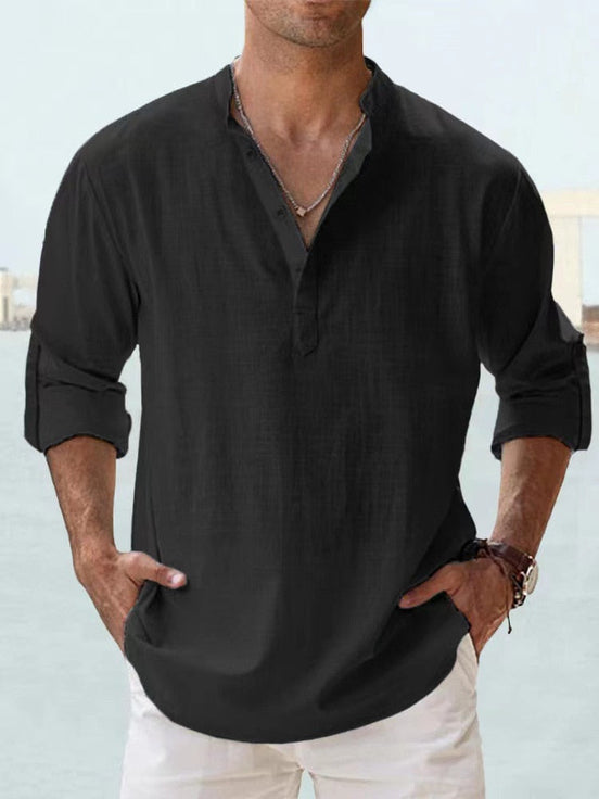 Enzo | Camicia in lino traspirante