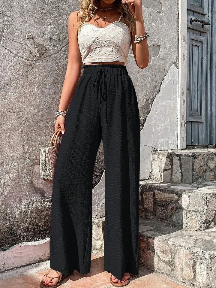 Giovanna | Pantalone Leggero a Gamba Ampia