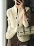 WarmWave | Cardigan con bottoni in misto cashmere