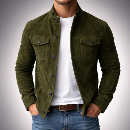 Giacca in pelle scamosciata Caspian |