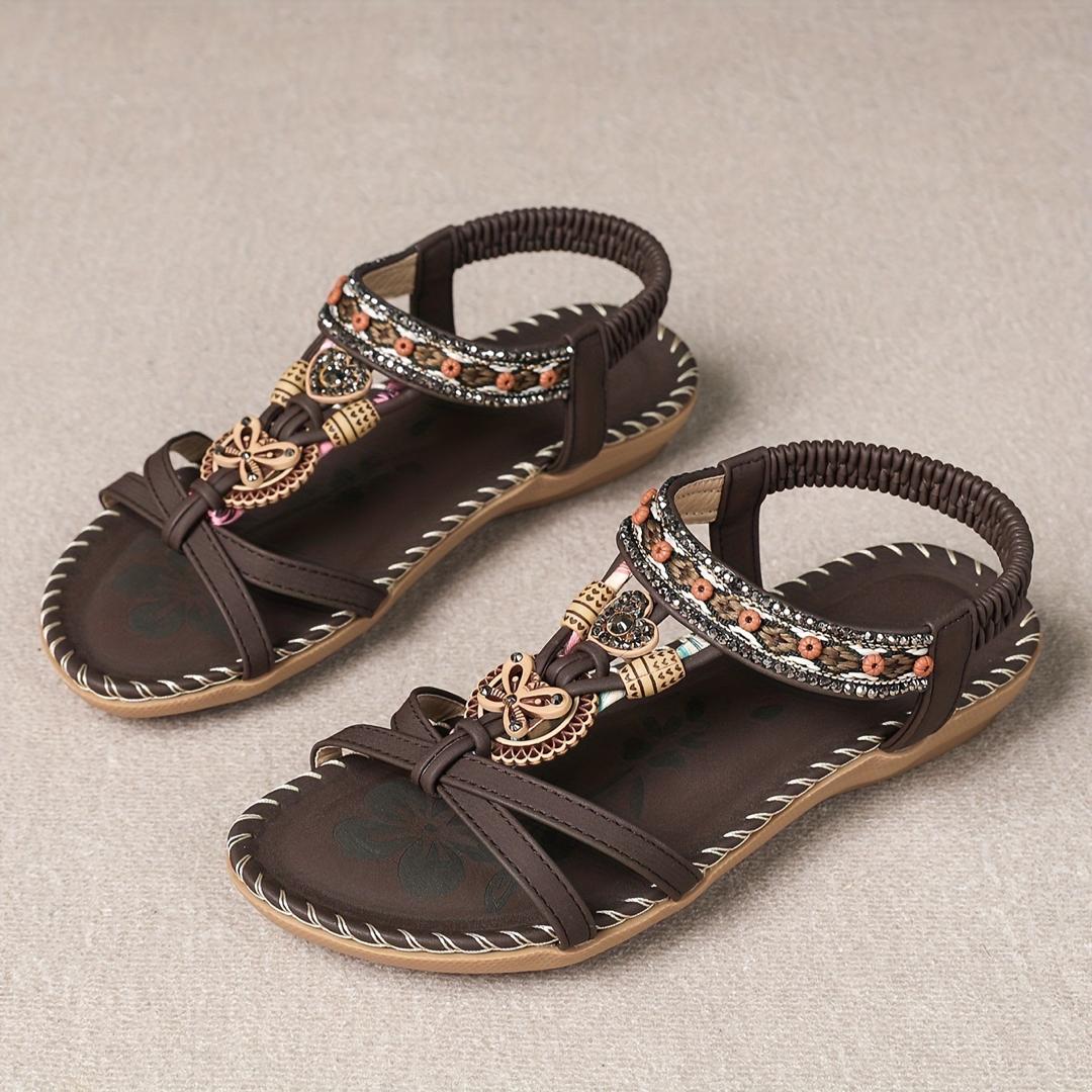 Nadia – Sandali ortopedici in stile Ibiza per comfort ed eleganza.