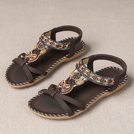 Nadia – Sandali ortopedici in stile Ibiza per comfort ed eleganza.