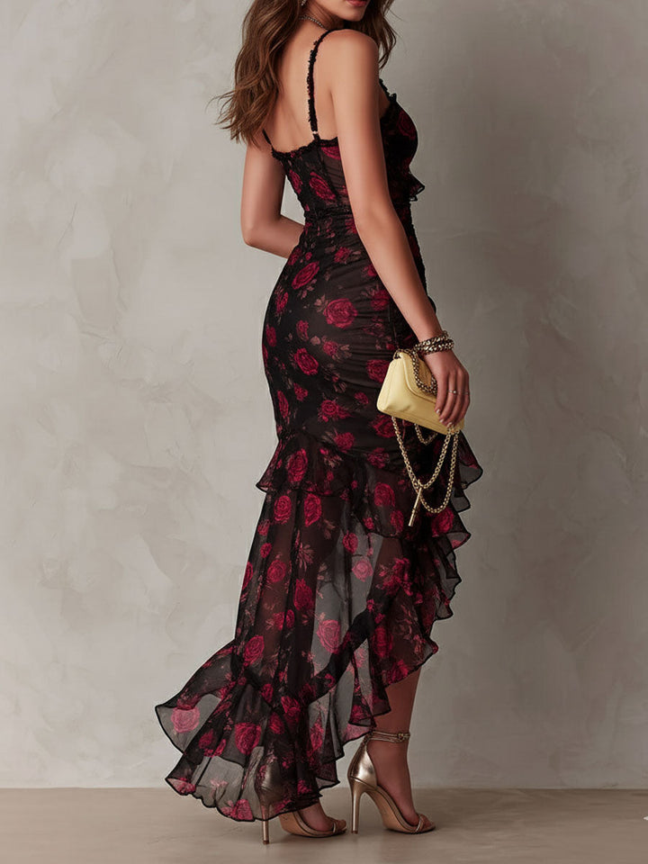 Camelia | Abito Bohémien con Pizzo