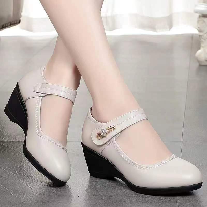 Marcella | Mules in Pelle Morbida con Tacco Comfort