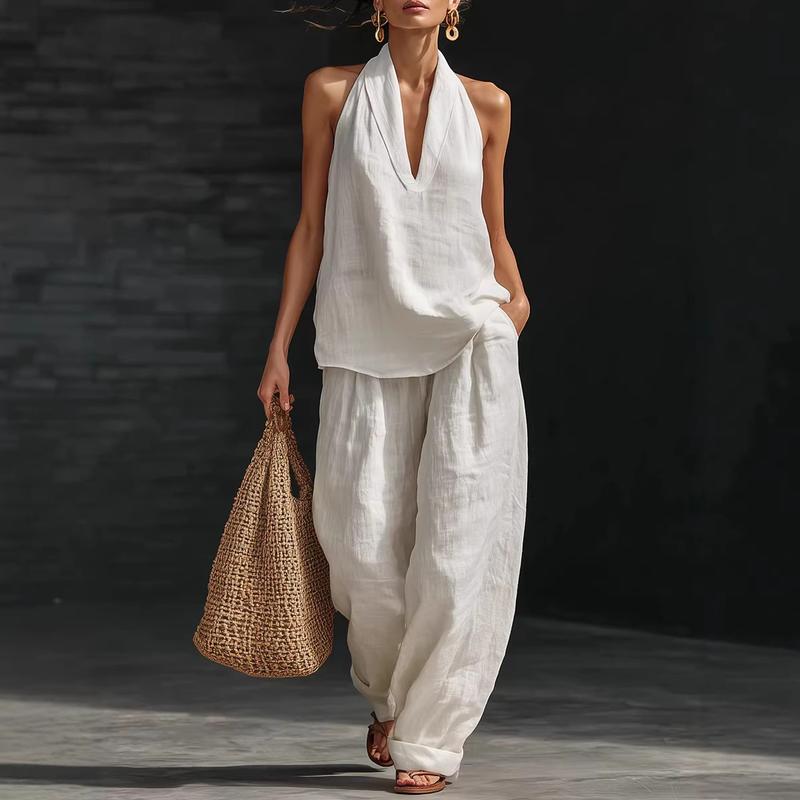 Lavinia | Completo due pezzi in lino