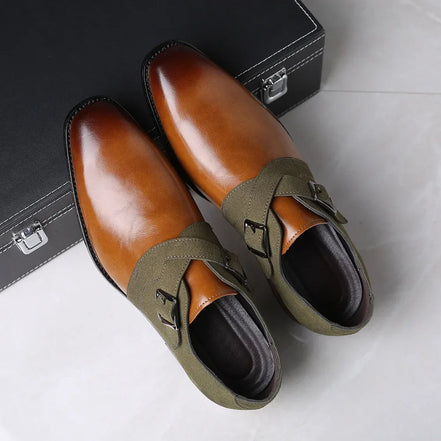 Eredità della pelle – Eleganti scarpe Monk Prestige