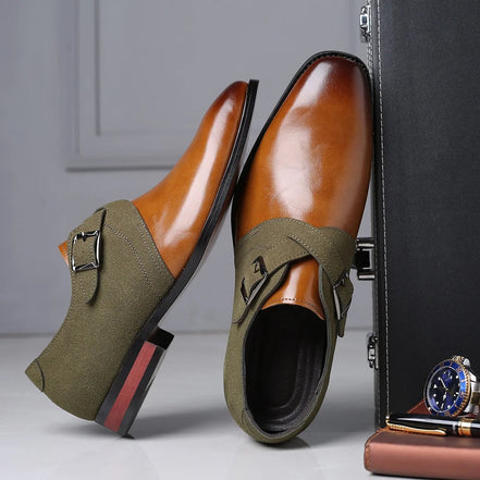 Eredità della pelle – Eleganti scarpe Monk Prestige