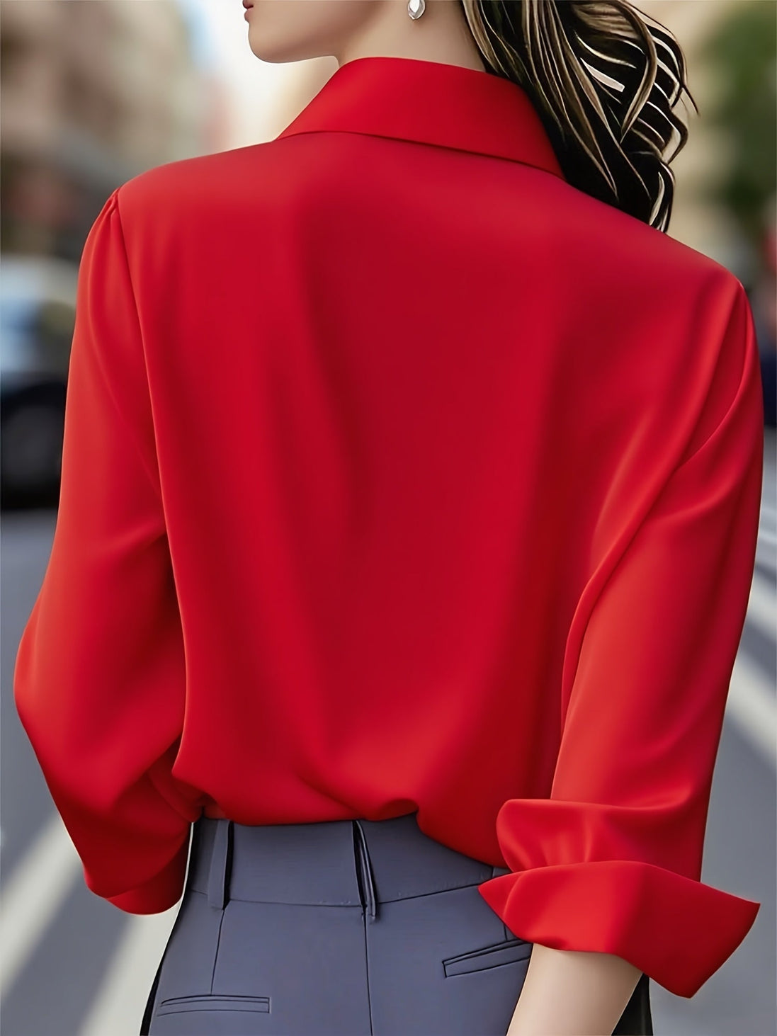 Camicetta Soleil | Elegante camicia a maniche lunghe con bottoni