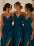 Ginevra | Abito blu petrolio