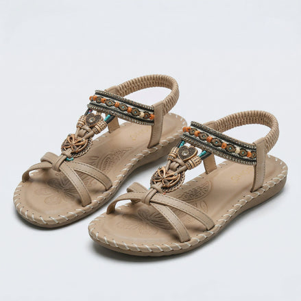 Nadia – Sandali ortopedici in stile Ibiza per comfort ed eleganza.