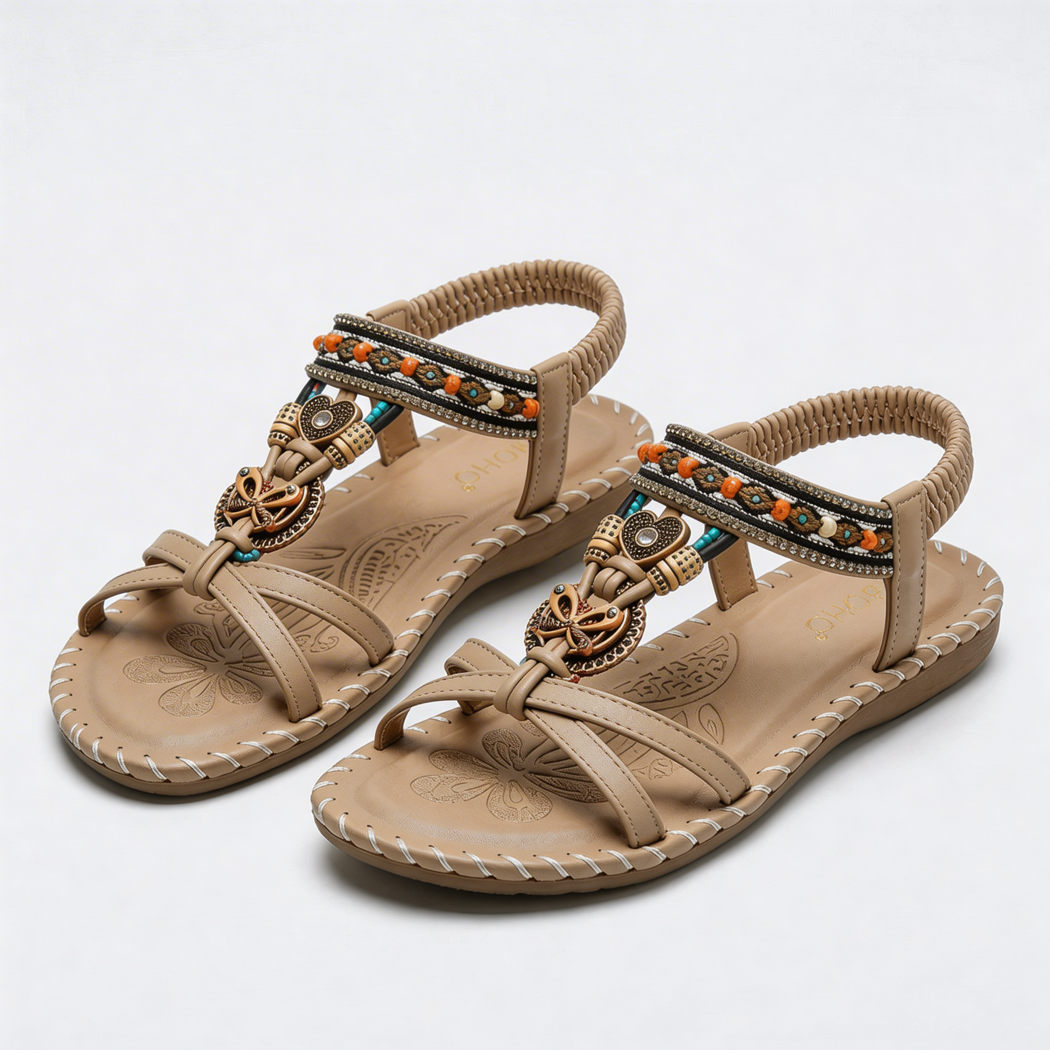 Nadia – Sandali ortopedici in stile Ibiza per comfort ed eleganza.