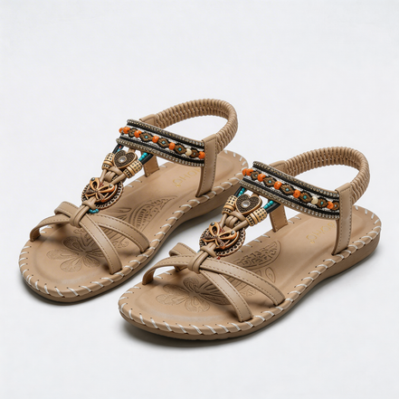 Nadia – Sandali ortopedici in stile Ibiza per comfort ed eleganza.