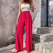 Pantaloni estivi leggeri e casual colore avorio Flow