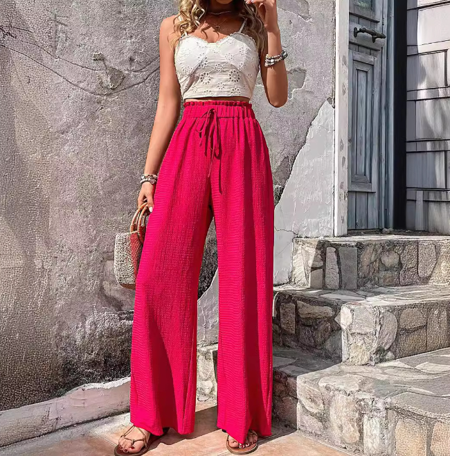 Giovanna | Pantalone Leggero a Gamba Ampia
