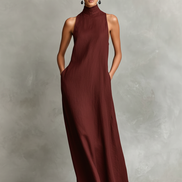 Chiara | Abito Maxi Collo Alto